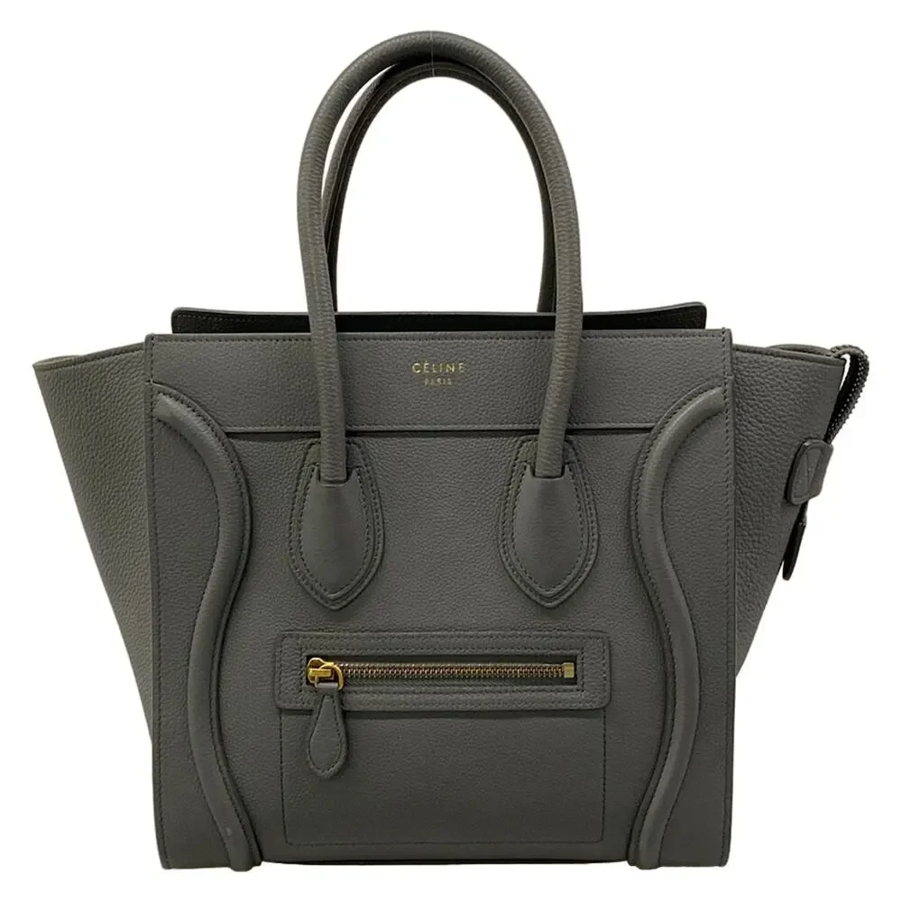 Celine Luggage Micro Shopper Handbag